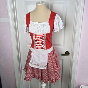 Leg Avenue Lil‎ Miss Red Riding Hood Costume Junior Size M-L Cosplay Halloween